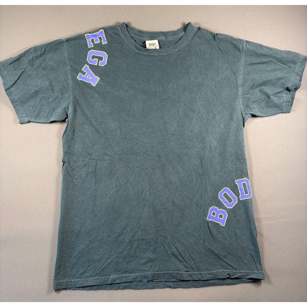 Bodega Hidden In Plain Sight Mens Large Faded Gray Purple Graphic Streetwear Tee